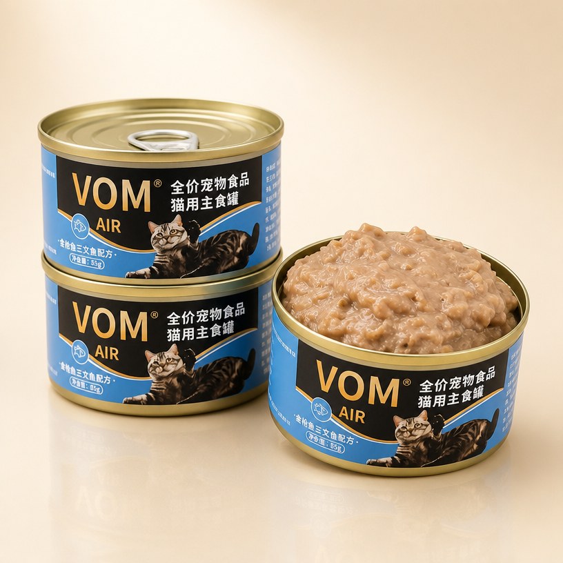 VOM AIR系列 金枪鱼三文鱼配方 猫主食罐 85g