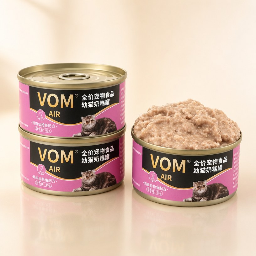 VOM AIR系列 幼猫奶糕 鸡肉蛋黄配方 85g